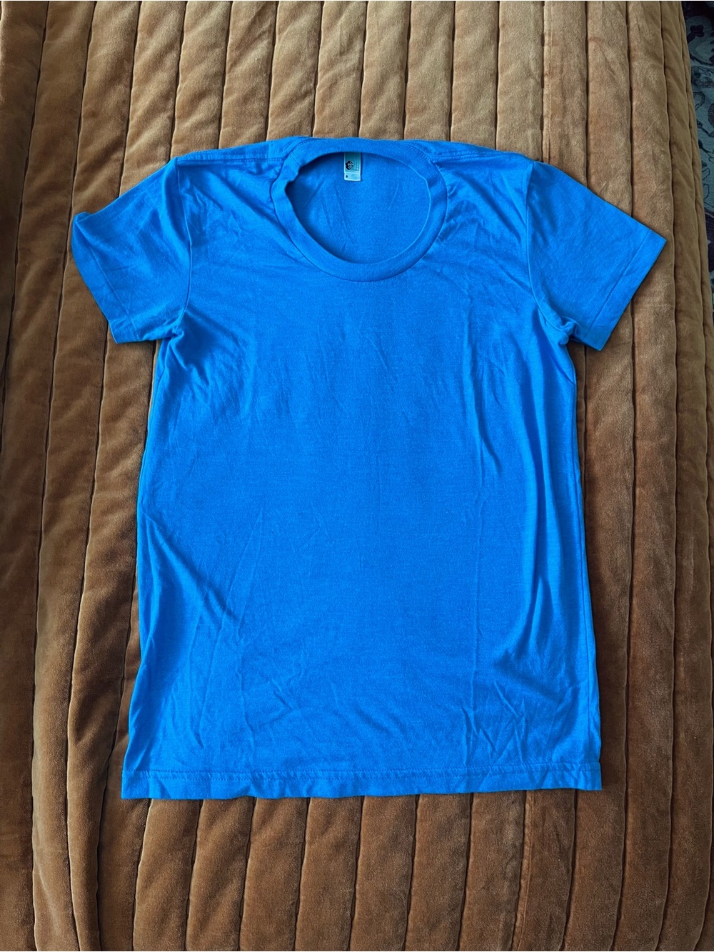 American Apparel The 50 50 shirt heathered cerulean